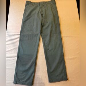 Haggar Live A Great Life Khaki Pants. Size 30x30 Slim. Steel Blue Turquoise.